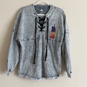 Disney Hocus Pocus Spirit Jersey Size S Lit The Black Flame Candle Graphic Shirt